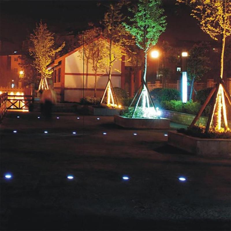 LED Solar Powered In-Ground Lights