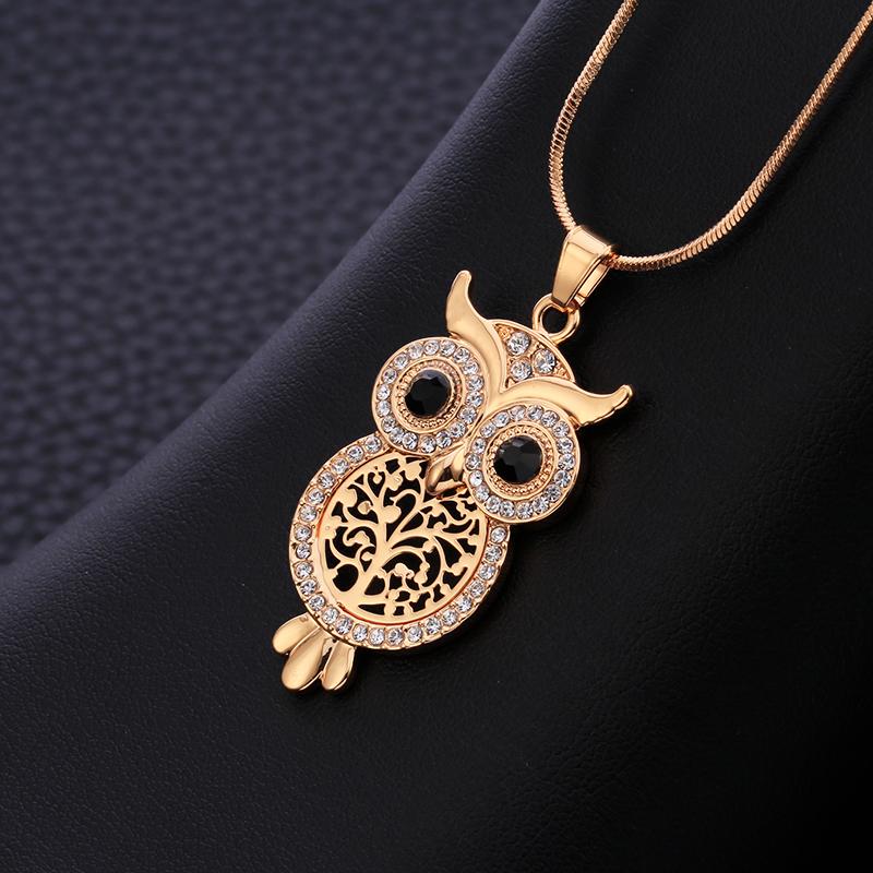 Crystal Owl Necklace
