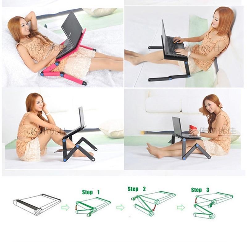 Adjustable Ergonomic Portable Aluminum Laptop Desk