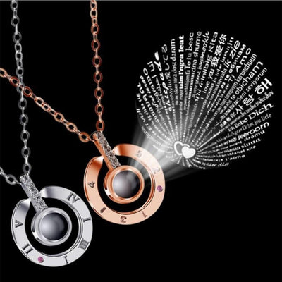 100 Different Languages of "I Love You" Necklace