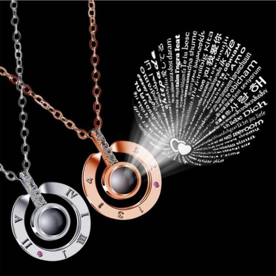 100 Different Languages of "I Love You" Necklace