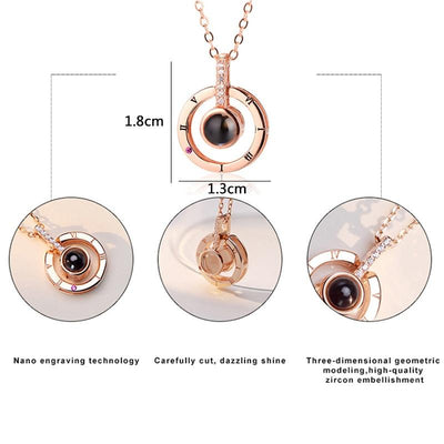 100 Different Languages of "I Love You" Necklace