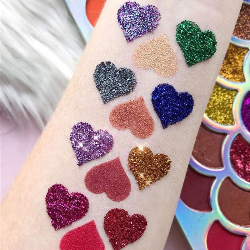 Mermaid Glitter Eyeshadow Pallete