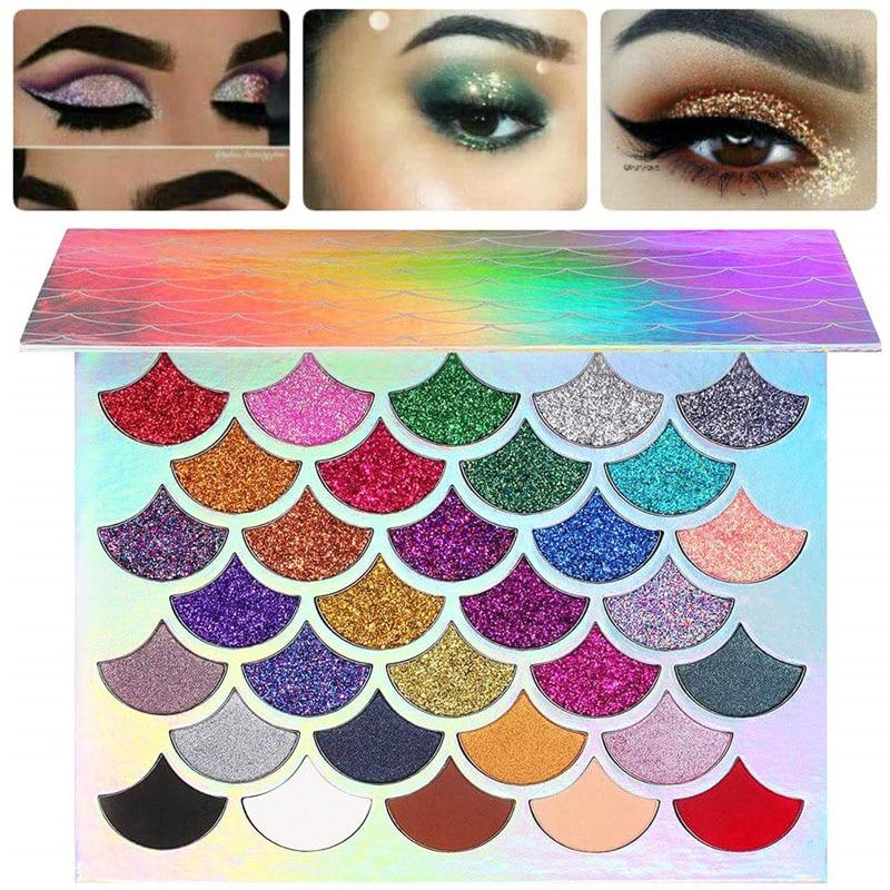 Mermaid Glitter Eyeshadow Pallete