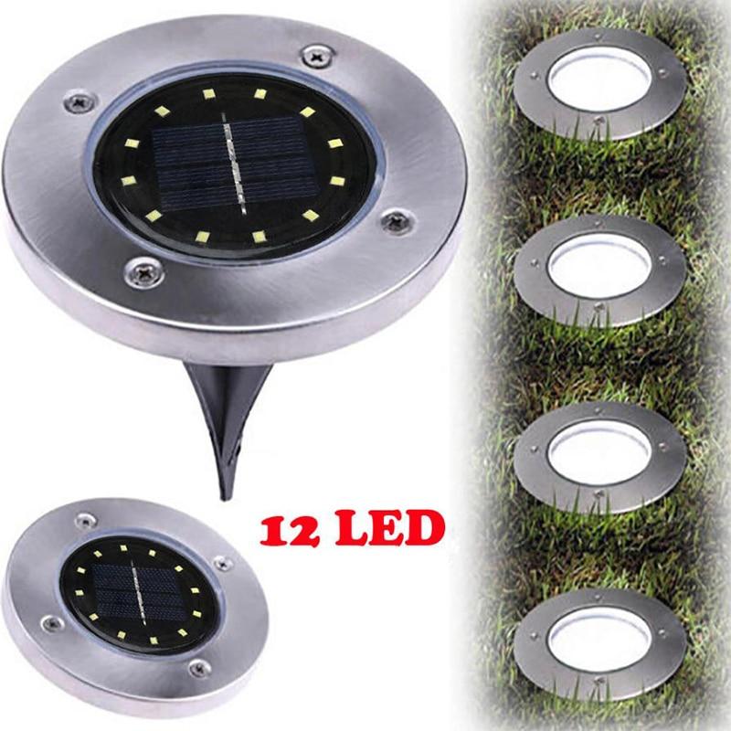 LED Solar Powered In-Ground Lights