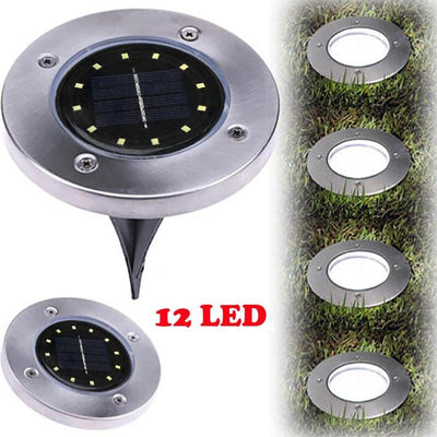 LED Solar Powered In-Ground Lights