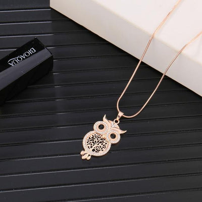 Crystal Owl Necklace